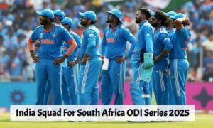 “BCCI names India’s 15-member ODI squad for the 2025 South Africa tour. KL Rahul returns as captain as injuries rule out Shubman Gill & Shreyas Iyer.”