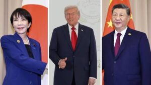 US Japan alliance, China Taiwan tensions, Sanae Takaichi Taiwan remarks, Indo-Pacific security, US support for Japan, China travel advisory Japan, Taiwan conflict news, Senkaku Islands dispute, Japan defense policy, Chinese economic coercion, US foreign policy Asia, Japan military strategy, East Asia geopolitical news, Chinese naval aggression, Regional stability Indo Pacific,