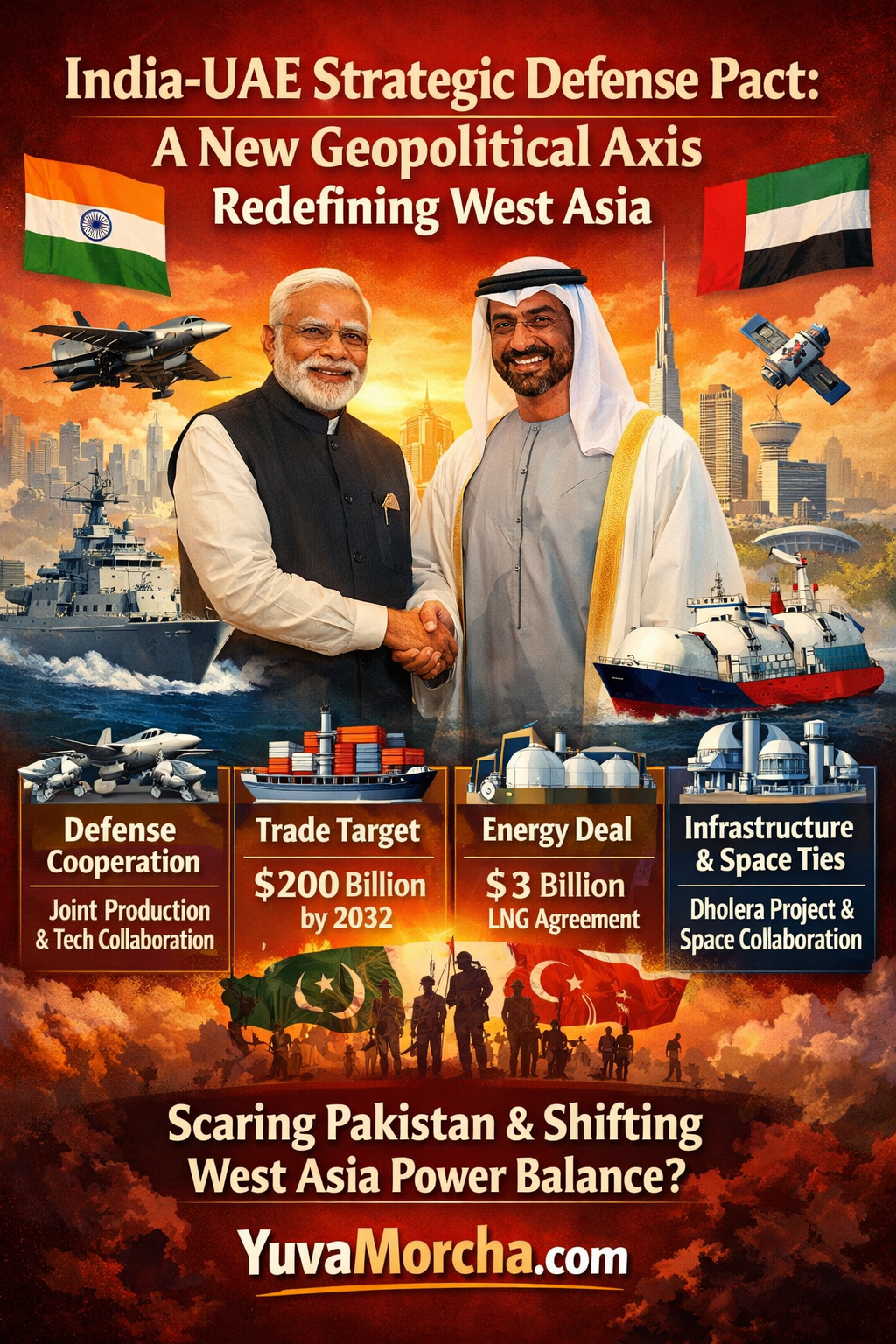 India-UAE Strategic Defense Pact: A New Geopolitical Axis Redefining West Asia.