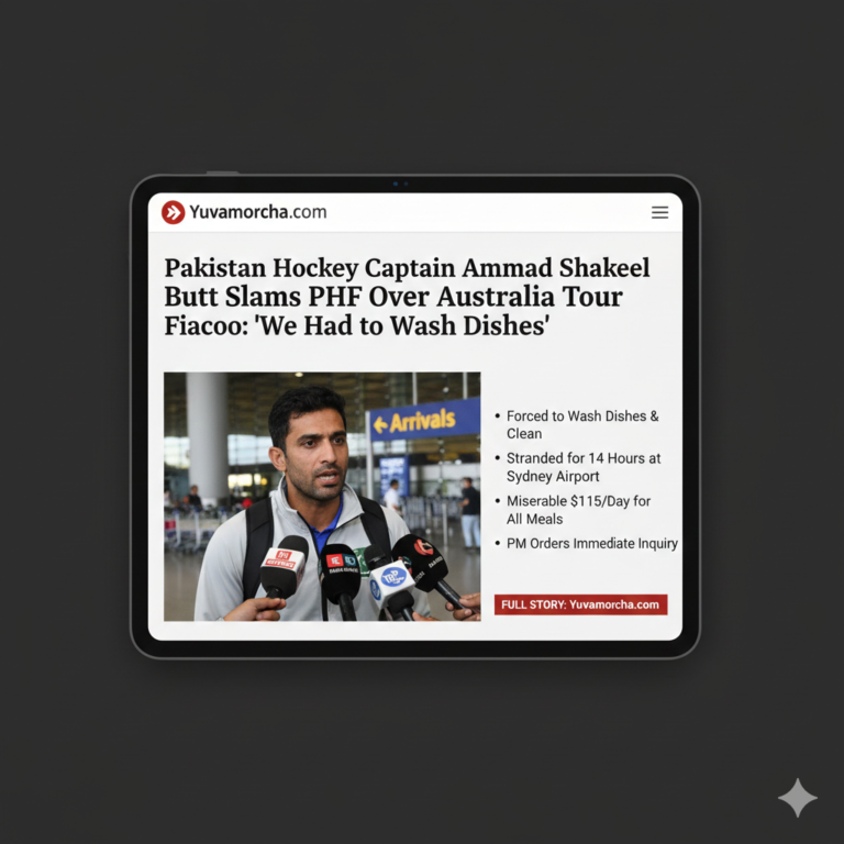 “Wash Dishes Before Matches”: Pakistan Hockey Captain Ammad Shakeel Butt Slams PHF Over Australia Tour Fiasco.