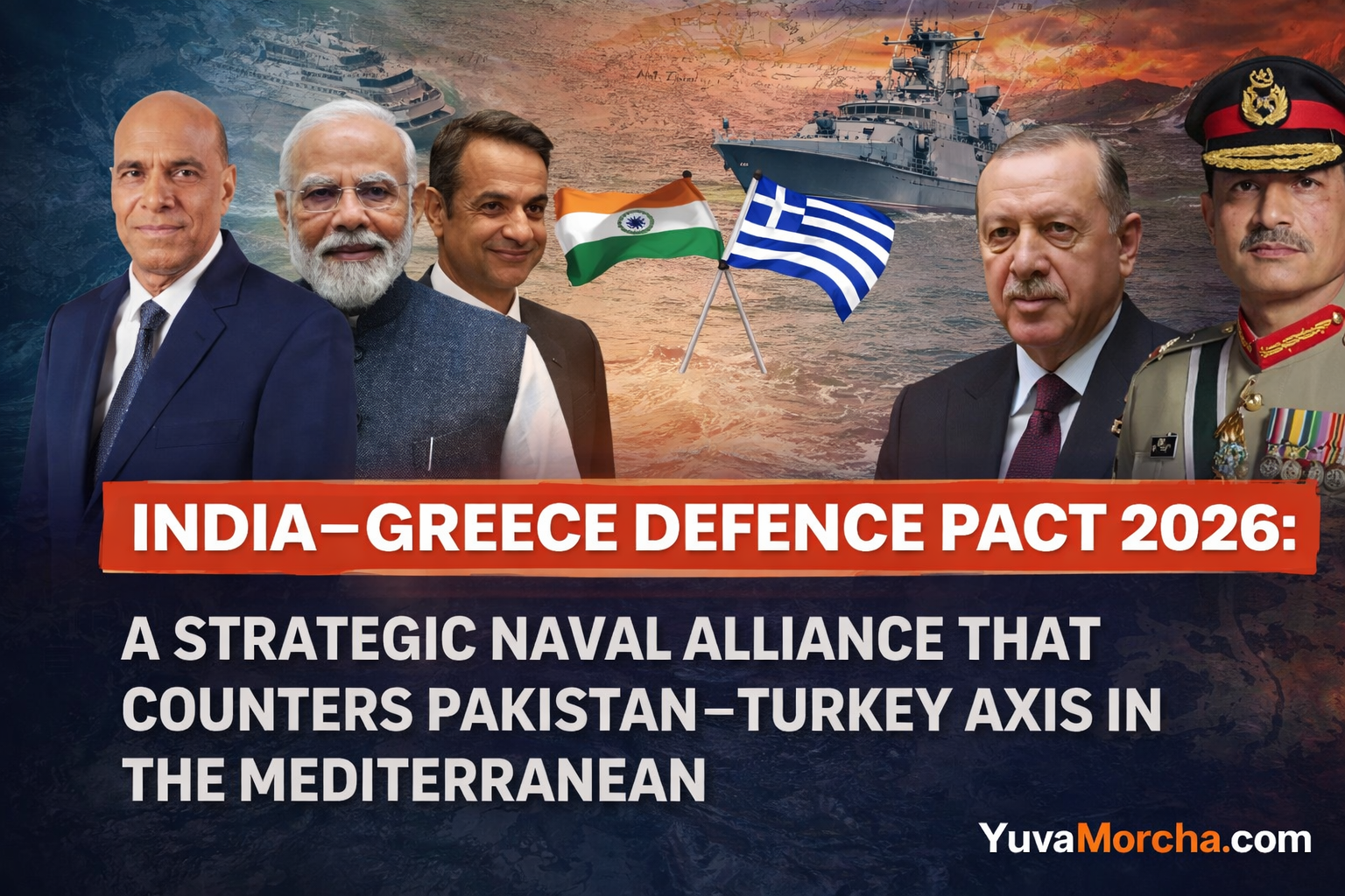 India-Greece Defence Pact 2026: A Strategic Naval Alliance That Counters Pakistan–Turkey Axis in the Mediterranean.