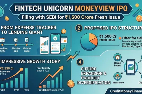 Fintech Unicorn Moneyview Files DRHP for ₹1,500 Crore IPO: A Deep Dive into the Lending Giant’s Journey
