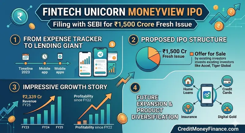 Fintech Unicorn Moneyview Files DRHP for ₹1,500 Crore IPO: A Deep Dive into the Lending Giant’s Journey