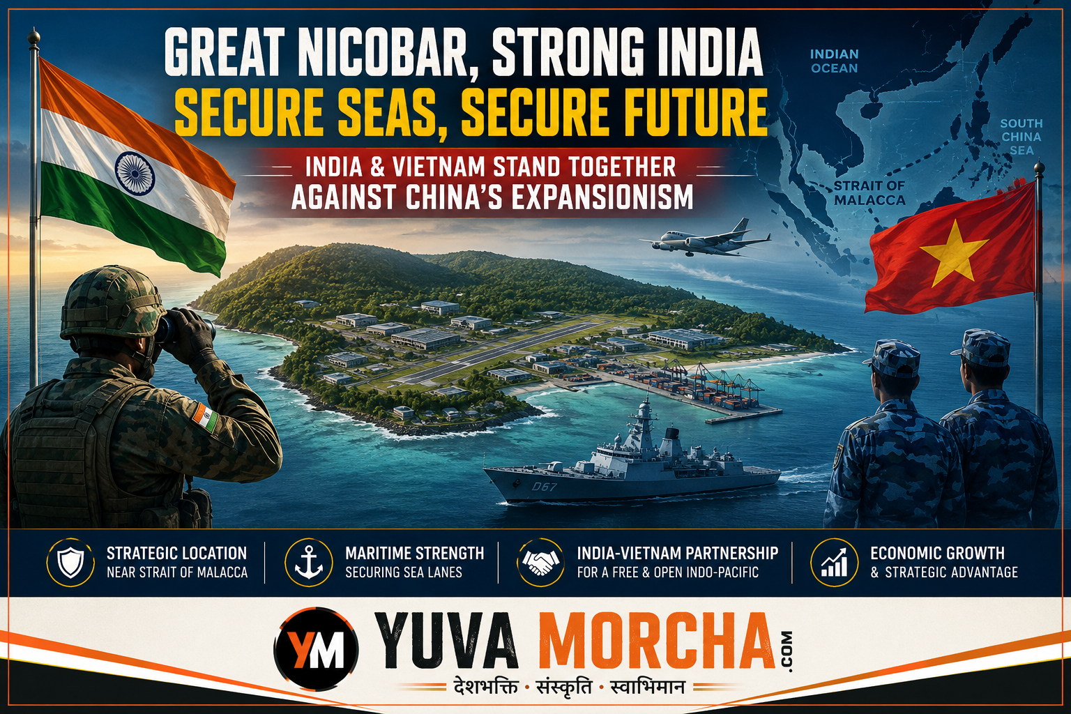 Great Nicobar, Vietnam and the Indo-Pacific Power Shift: Why India Must Stand Firm Against Chinese Expansionism.