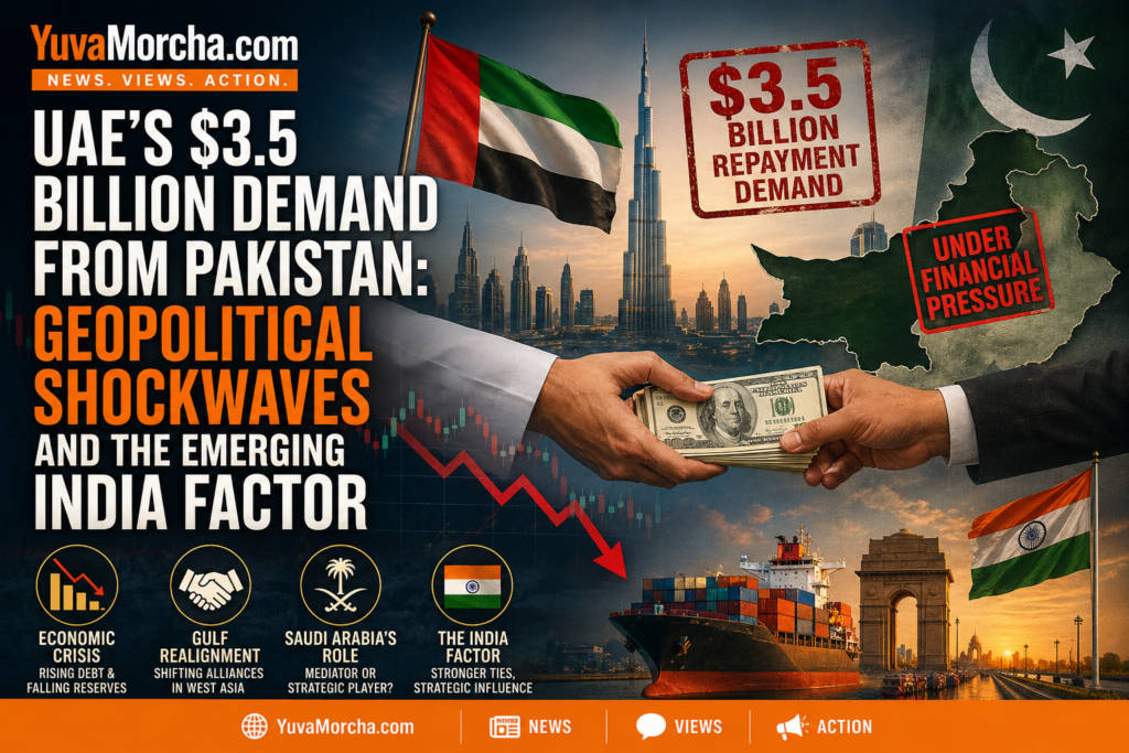 UAE’s $3.5 Billion Demand from Pakistan: Geopolitical Shockwaves and the Emerging India Factor.