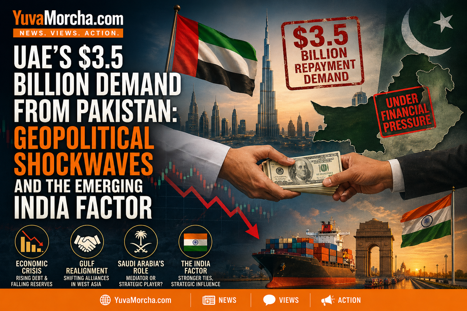 UAE’s $3.5 Billion Demand from Pakistan: Geopolitical Shockwaves and the Emerging India Factor.
