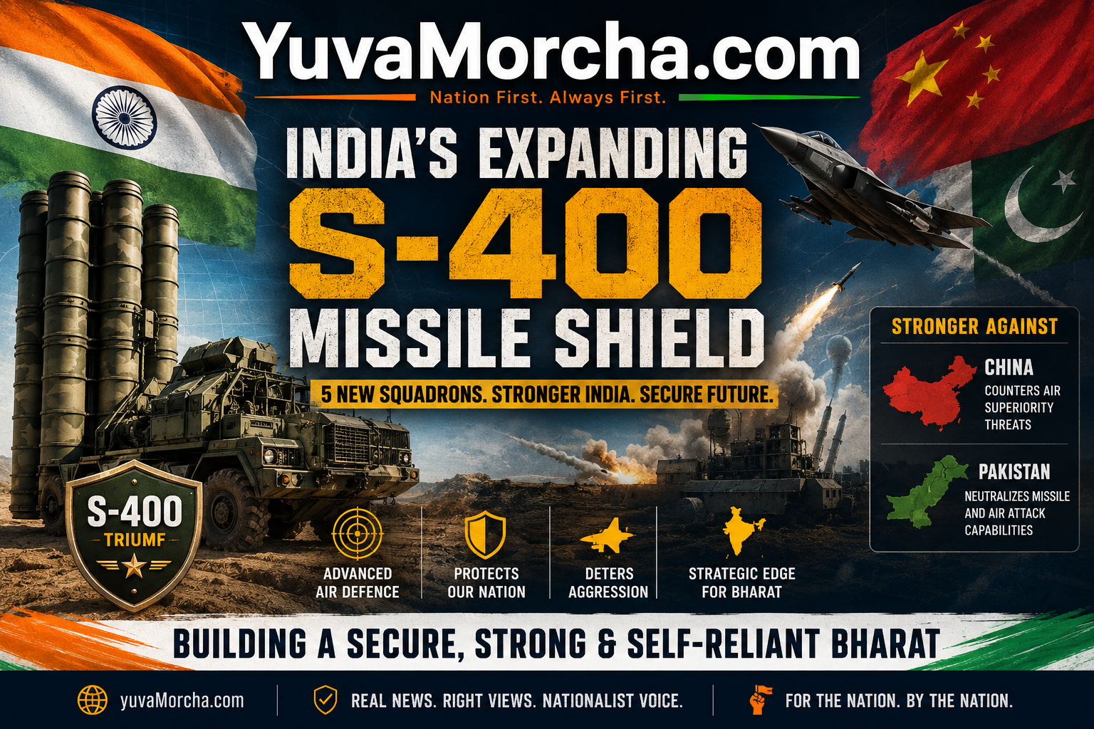 India’s Expanding S-400 Missile Shield: How Five New Squadrons Could Transform Indo-Pacific Air Power and Strengthen India’s Strategic Edge Against China and Pakistan.