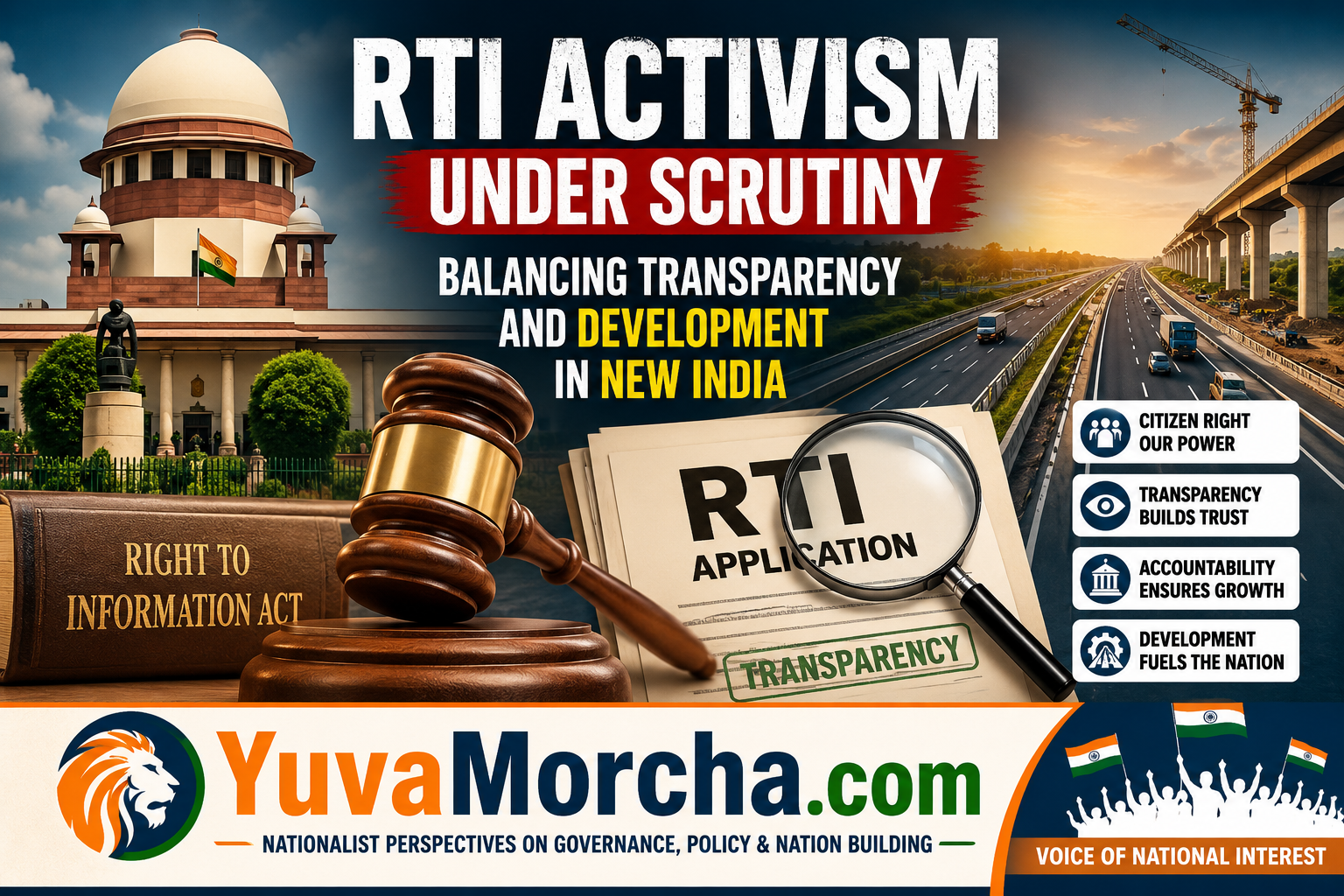 Supreme Court’s Sharp Remarks on RTI Activism: Protecting Transparency or Preventing Misuse? A National Perspective on Accountability and Governance.