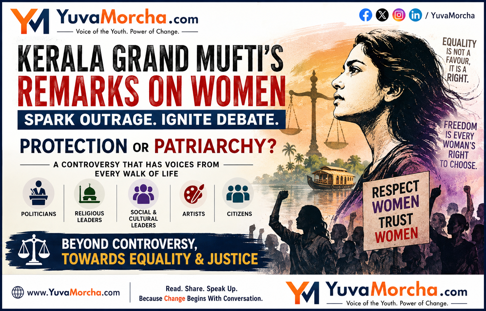 Kerala Grand Mufti’s Remarks on Women Spark Outrage: Why the ‘Confine Women to Their Homes’ Argument Is Reggaressive and Patriarchal.